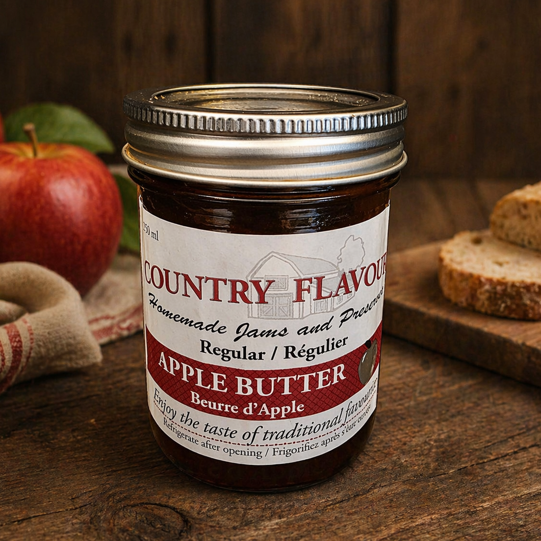Ontario Apple Butter | Apple Spread (No Sugar Added)
