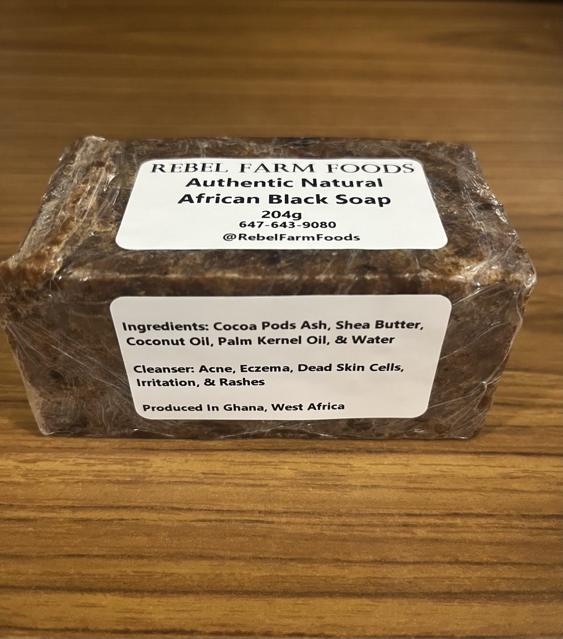 All Natural African Black Soap