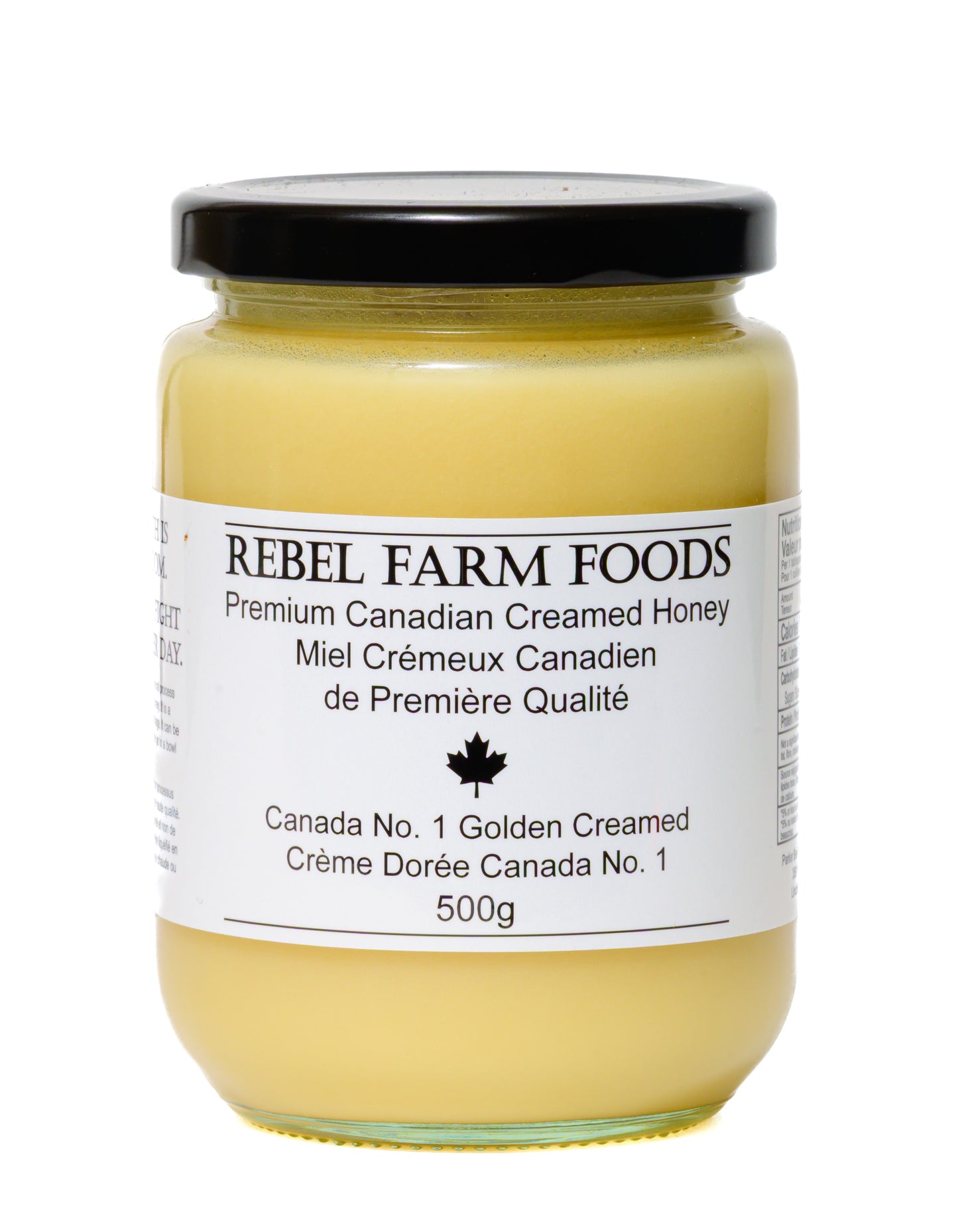 Premium Unpasteurized Ontario Golden Creamed Honey