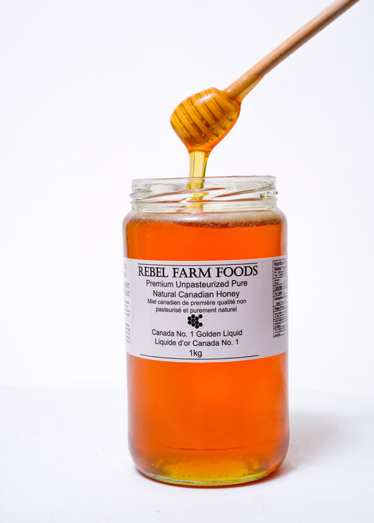 Premium Unpasteurized Ontario Liquid Wildflower Honey