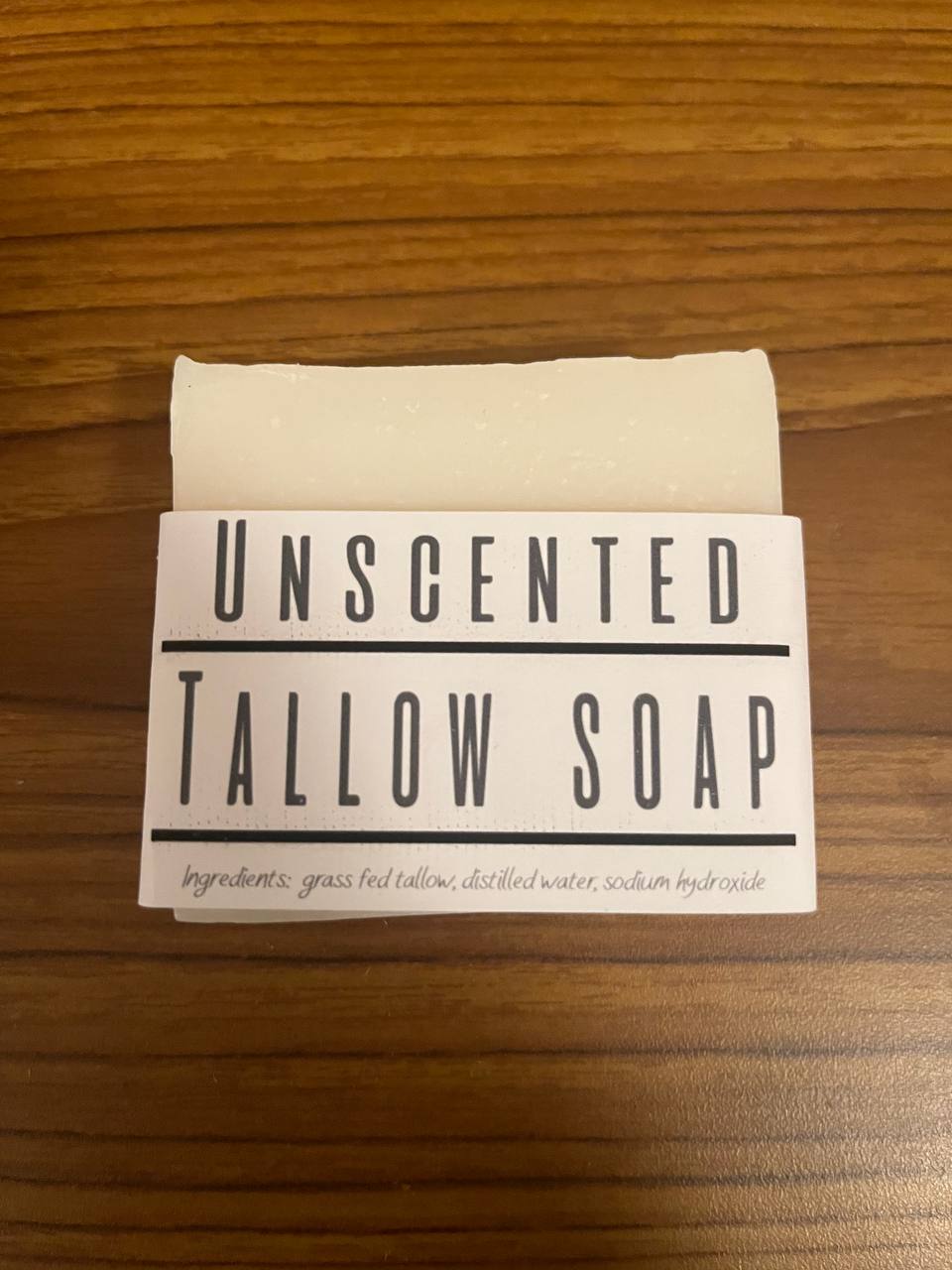 FEW-INGREDIENT GRASS-FED TALLOW SOAP
