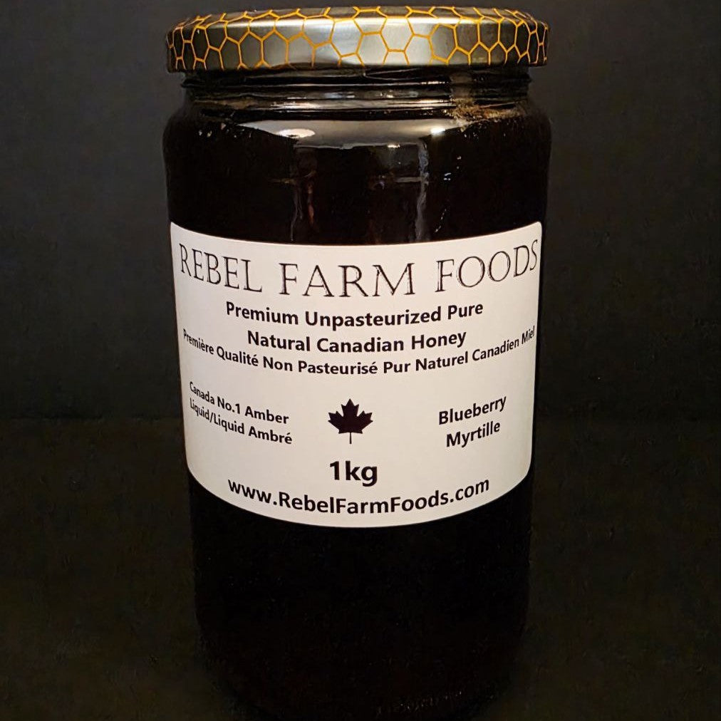 Blueberry Blossom Honey | Unpasteurized Ontario Honey (Limited Harvest)
