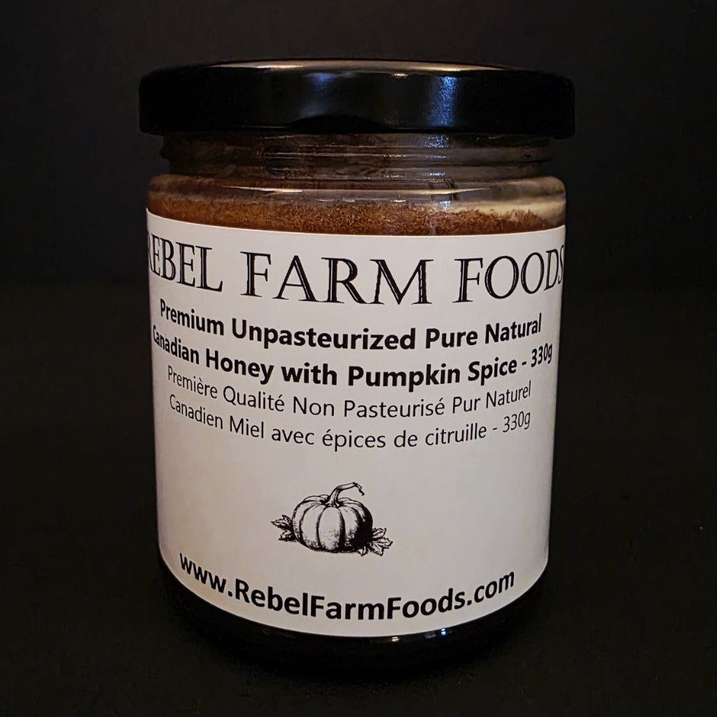 Pumpkin Spice Honey | Unpasteurized Honey with Pumpkin Spice (Seasonal)