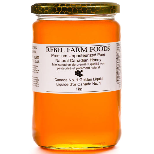 Premium Unpasteurized Ontario Liquid Wildflower Honey