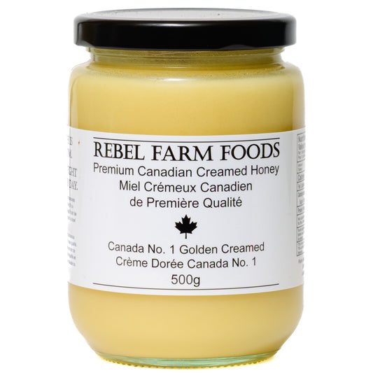 Creamed Honey | Whipped Unpasteurized Ontario Canola Honey