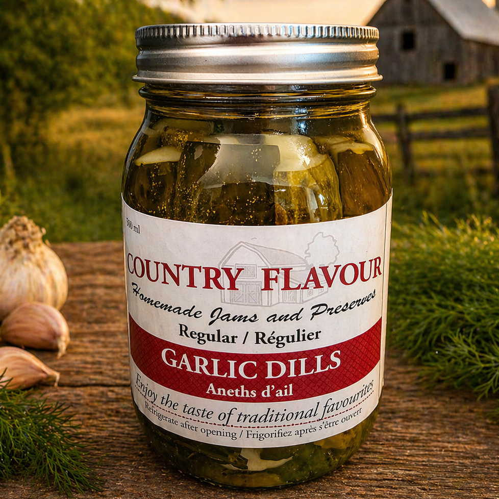 Garlic Dill Pickles | Ontario Pickles with Clean Ingredients