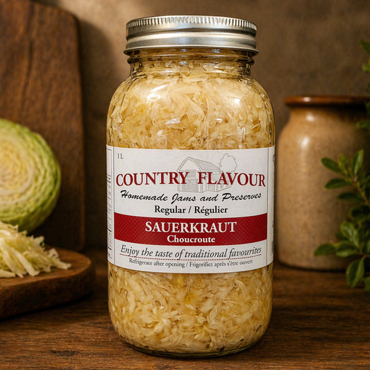 Sauerkraut | Ontario Sauerkraut (Cabbage & Salt Only)