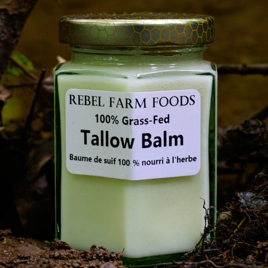Premium 100% Grass-Fed Tallow Face & Body Balm | Unscented & Undiluted