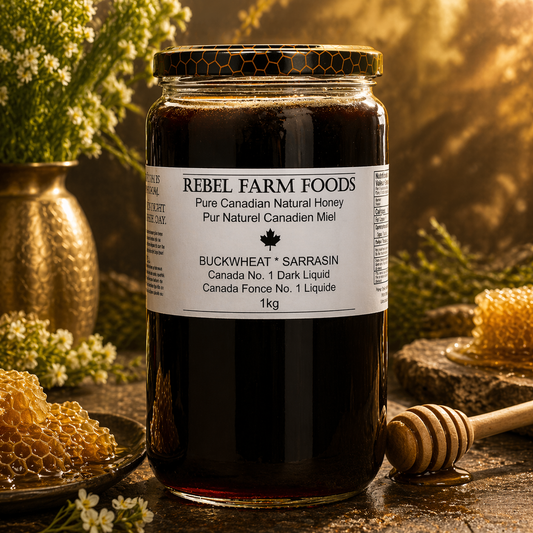 Buckwheat Honey | Dark Unpasteurized Ontario Honey