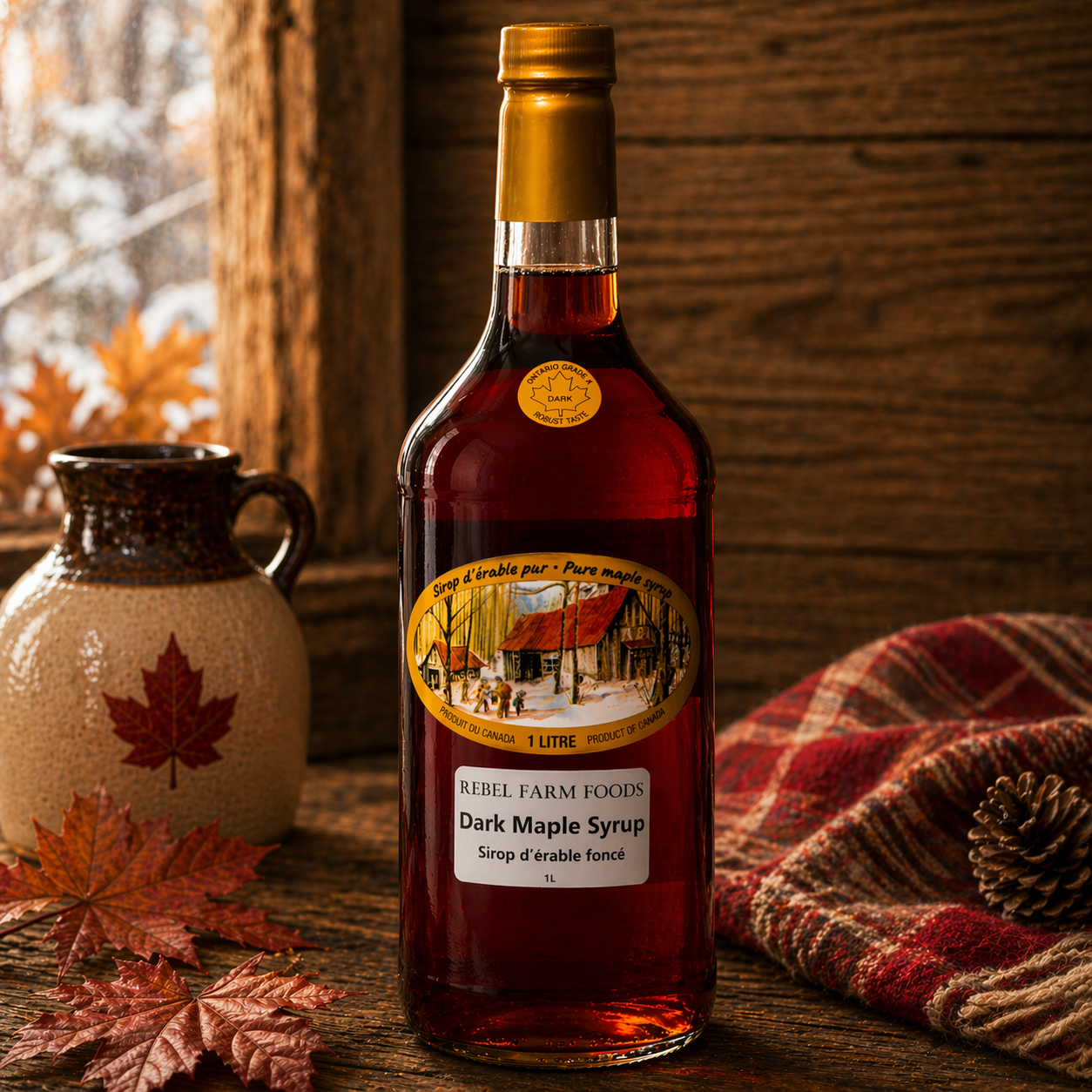 Ontario Maple Syrup | Dark Grade Pure Maple Syrup