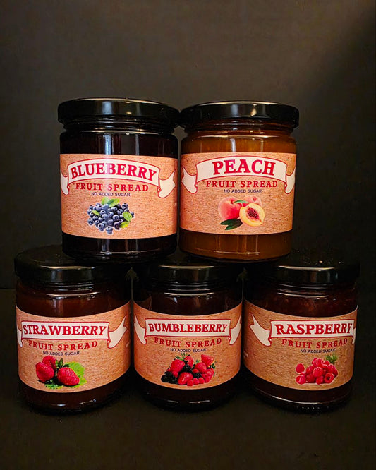 Real Fruit Spread (Jam) with No Added Sugar Or Substitues